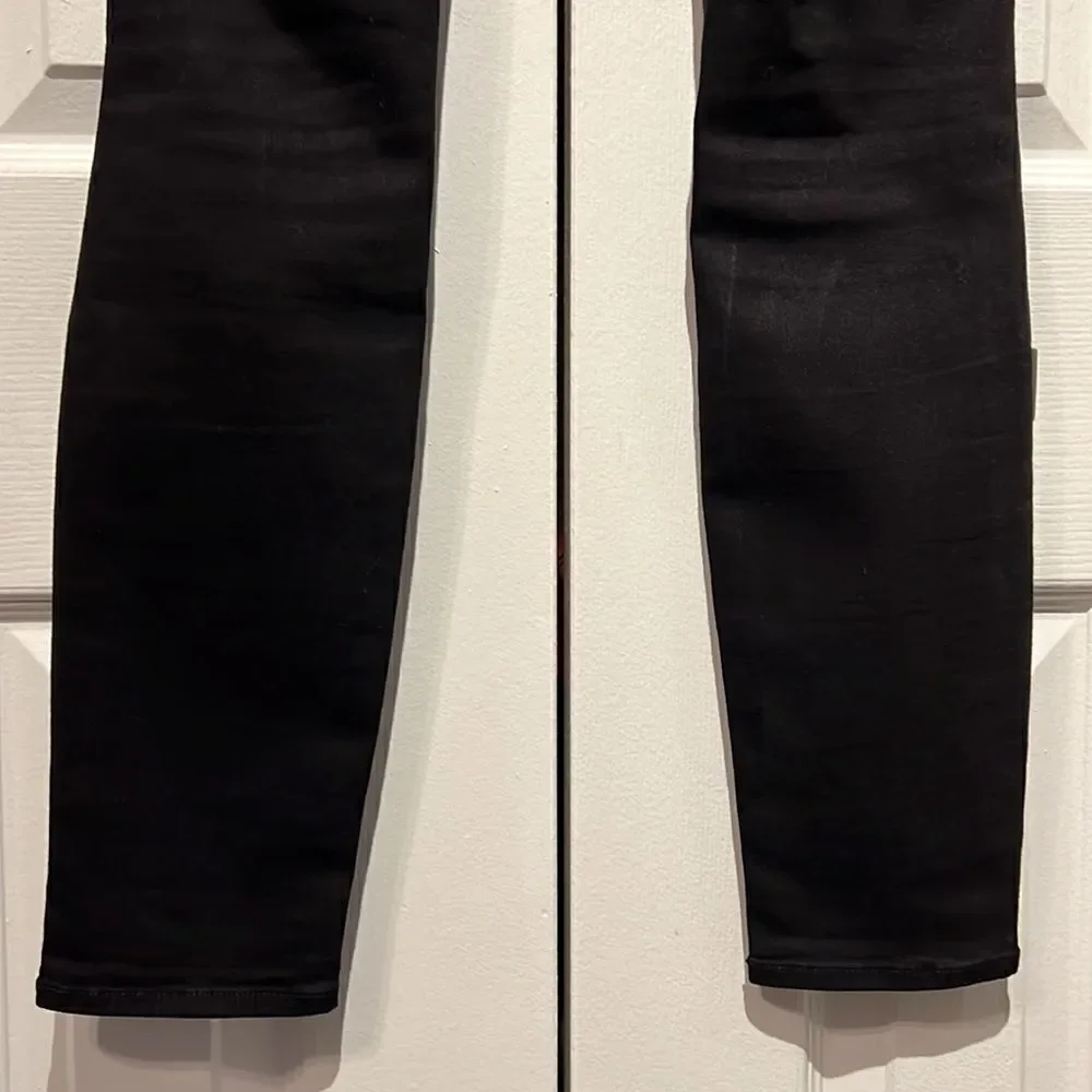 Frame Black Distressed Skinny Jeans Size 26 - Picture 8 of 12